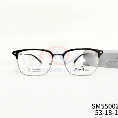 Gọng Kính Santa Monica SM55002 B1 Chính Hãng